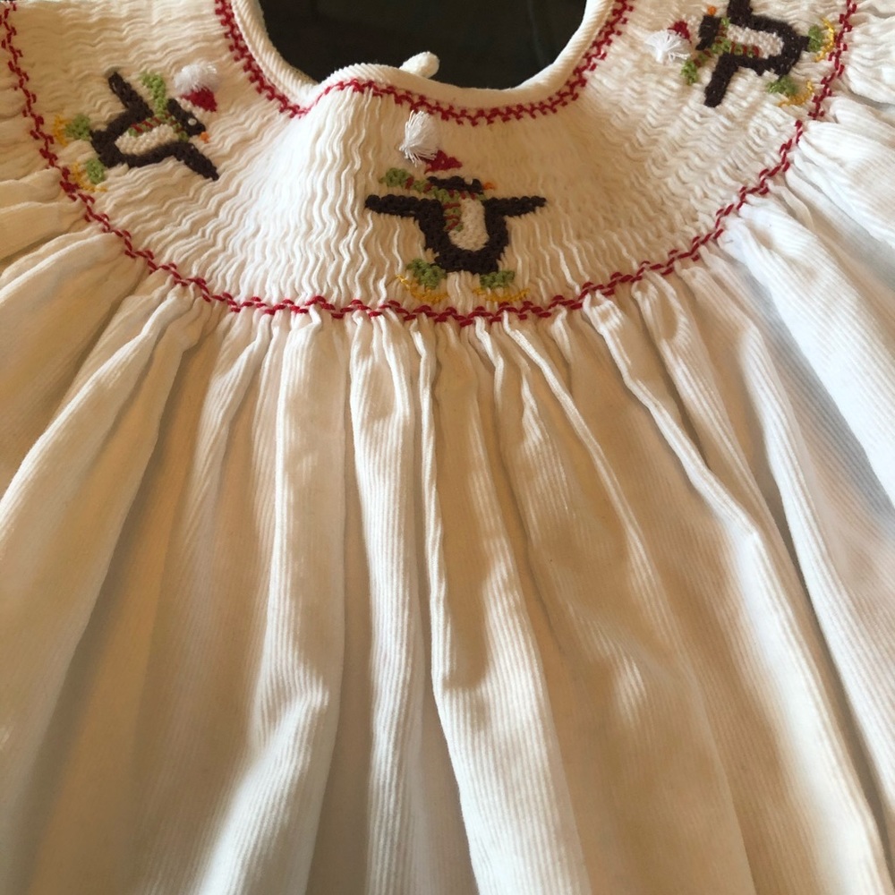 Holiday Smocked Dress